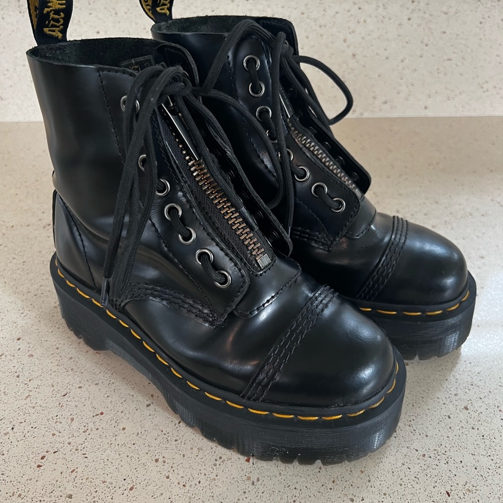 Dr. Martens Vegan Leather Sinclair Platform Boots